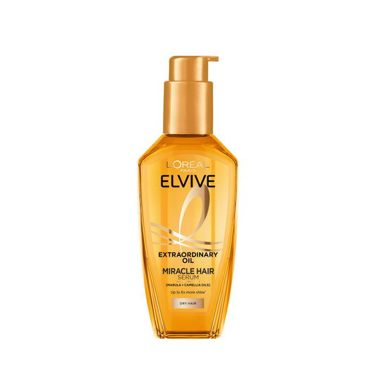 L'Oreal Paris L'Oréal Paris Elvive Extraordinary Oil Miracle Hair Serum, Intense Nourishment, Up to 6x more Shine, up to 230° heat protection, suitable for all hair types, 100ml