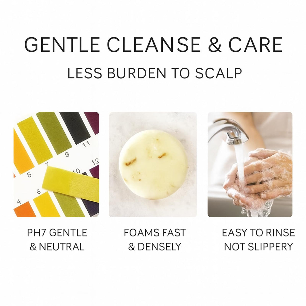 Generic Bamboo Charcoal Cleansing Bar For Face And Scalp - Deep Purifying Solid Shampoo Soap With Extract For Oily Hair And Skin Care, Travel-Friendly, Vegan, Plastic-Free, 60g, Fresh Handmade