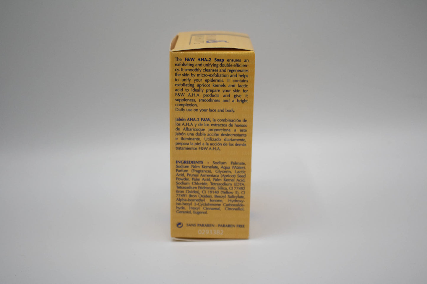 Mitchell USA Fair & White Original AHA Exfoliating Soap - 200g / 7oz – Skin Brightening Soap, Lactic Acid Bar, Fade Dark Spots on: Face, Knees, Body & Armpits