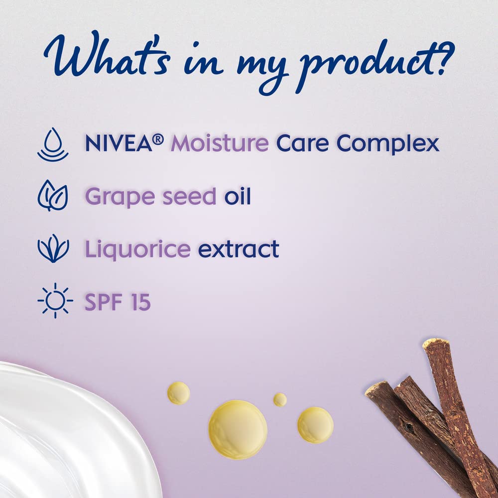 NIVEA Sensitive Day Cream (50 ml), Face Cream and Moisturiser with SPF 15 for Sensitive Skin, Summer Skin Care Essentials, Sensitive Moisturising Cream