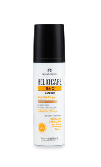 Heliocare 360 Colour Gel Oil-Free Bronze SPF50+ 50ml / Sunscreen For Face/Daily UVA UVB Visible Light Infrared-A Anti-Ageing Sun Protection/Matte Foundation Coverage