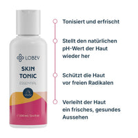 LOBEY Face Tonic, Toner for Sensitive Skin, Face Care with Aloe Vera & Red Berries, Refine Skin Complexion & PH Balance, Natural Cosmetics (100 ml)