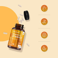 WeightWorld Liposomal Vitamin C Capsules 1000mg - 180 Vegan Capsules (3 Months Supply) - L-Ascorbic Acid with Rosehip & Sunflower Phospholipid - Non-GMO & Gluten-Free - Liposomal VIT C Supplement for Men & Women