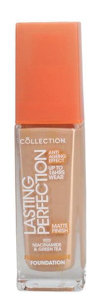 Collection Cosmetics Lasting Perfection Matte Foundation, Full Coverage, Anti-Ageing Effect, 11N Maple Neutral 27ml