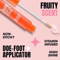 Collection Cosmetics Gloss Me Up Juicy Infusion Orange Lip Gloss, With Added Vitamin C, Hydrating, For Dry Lips, Orange Scented, 9ml
