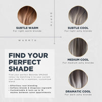 Jerome Russell Bblonde SMUDGE Root Blending Kit in Subtle Cool | Professional Root Blending Kit | Natural, Lived-In Blonde Look