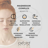 Oxford Organics Advanced Vegan Magnesium Tablets | Magnesium Supplements for Restless Leg Syndrome Relief, Leg Cramps & Calm Sleep | Magnesium Citrate, Oxide & Vitamin B6 | UK Made Magnesium Supplement (360 Tablets)