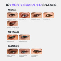 Wonderskin 1440 Longwear Green Eyeliner Pencil - Waterproof, Sharpenable Eyeliner Pencil and Smudge Proof Green Eye Liner Pencils (Pine)