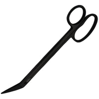 Sandbros Toenail Scissors Extra Long, 19 cm, Stainless Steel with Micro Teeth (Black..)