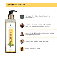 Neolith 100% Organic, Virgin Grade Cold Pressed Castor Oil, Non GMO, Hexan free- For Hair care, Skin care for Dry skin, Eyelashes, Eyebrows, Beard oil, Massage oil, Lash Growth 250 ml