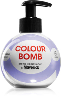 Colour Bomb by Maverick COLOUR BOMB SEMI-PERMANENT HAIR COLOUR CONDITIONER White Platinum 250ml