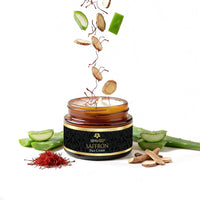 SPAVED Spaved Saffron Face Cream 50g - Anti - Ageing Brightening Moisturiser with Aloe Vera & Licorice for Radiant Skin - Supports Skin Barrier & Youthful, Glowing Complexion - Herbal Day Cream - Vegan