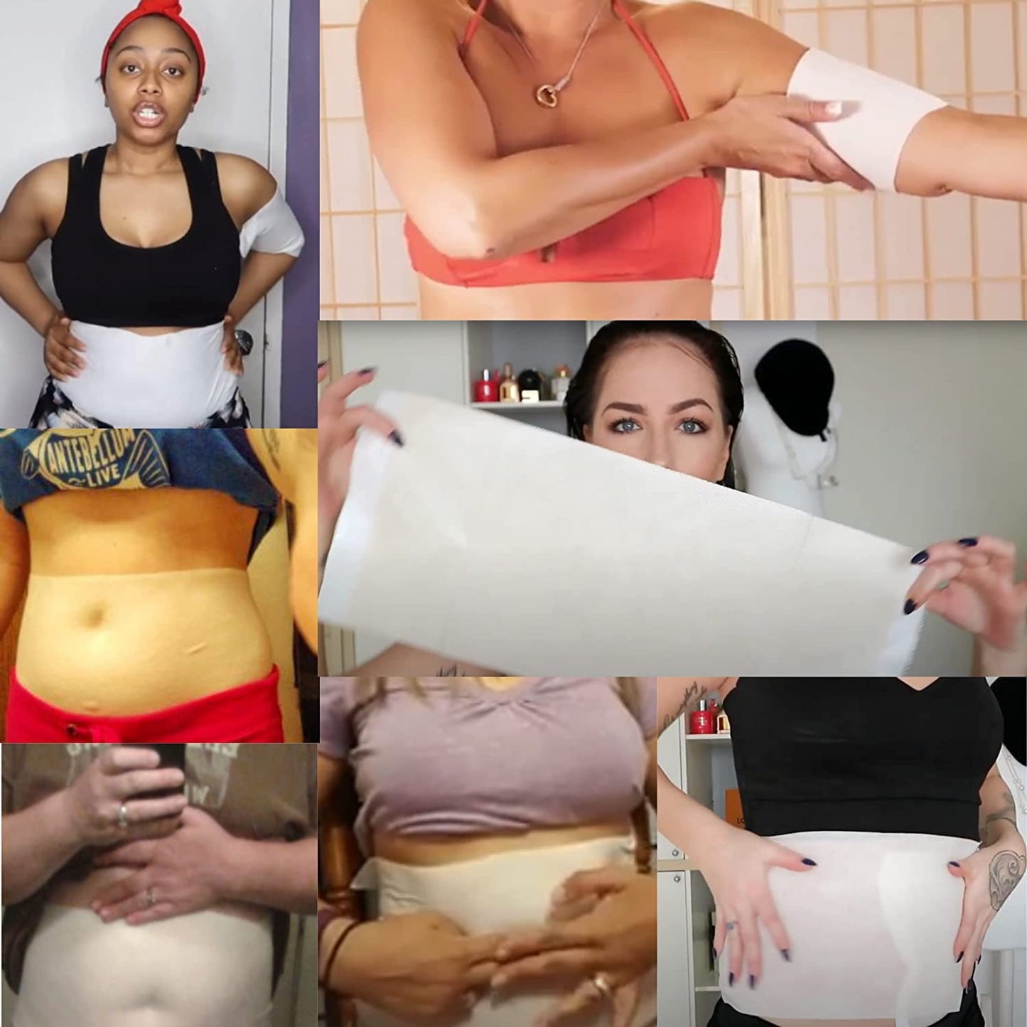 Lipo Applicator Ultimate Body Applicator Lipo Wrap Works For Inch Loss Body Firming Cellulite Reducing Toning Contouring (6 WRAPS)