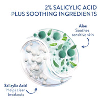 Cetaphil Gentle Clear Clarifying Blemish Cleanser 124ml, Face Wash for Gently Cleaning Pores, with 2% Salicylic Acid & Aloe Vera for Sensitive Skin