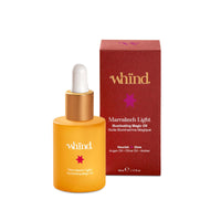 WHIND whind Marrakech Light Illuminating Magic Oil – Nourishing Face Serum with Argan Oil & Jojoba Oil – Award Winning Facial Oil – Boosts Radiance & Brightens Complexion – 30ml
