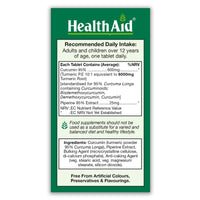 HealthAid Curcumin 3 Vegan Tablets - Pack of 30