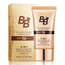 FPNNZ BB Cream SPF 50 face moisturiser – Snail Tinted Moisturiser with High Coverage, Hydrating Face Sun Cream for Women, Anti-Aging & Colour Correcting, Foundation for Mature skin 40g