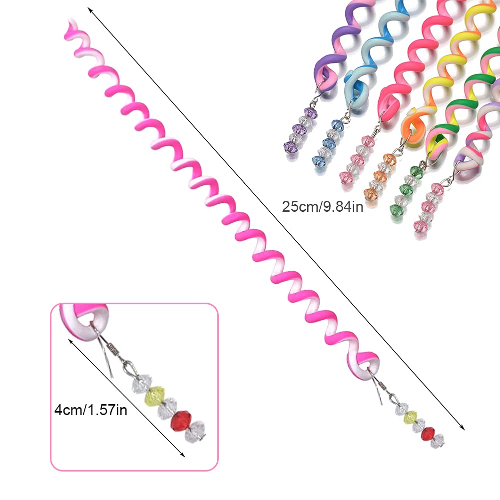 SwirlColor 6 PCS/Set Women Girl Hair Styling Twister Clips Braider Tool DIY Accessories