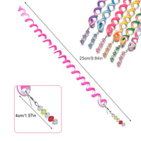 SwirlColor 6 PCS/Set Women Girl Hair Styling Twister Clips Braider Tool DIY Accessories