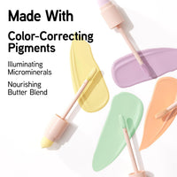 Physicians Formula Butter Glow Corrector, Lightweight Concealer with Dual-Ended Applicator, Infused with Illuminating and Moisture Boosting Ingredients, Yellow