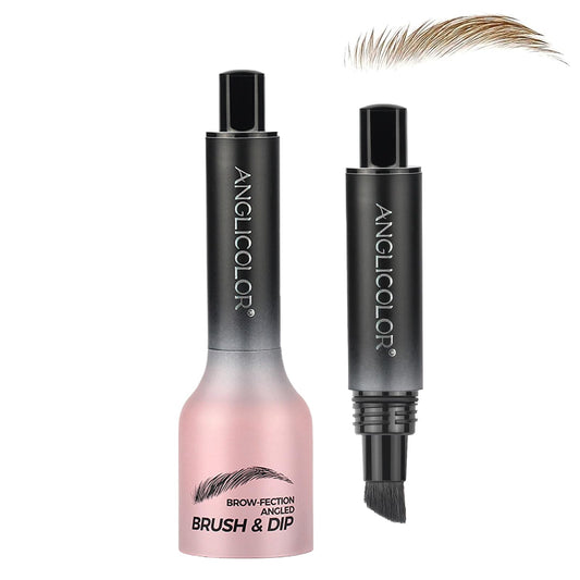 Shengqialun Upgraded Brow Pencil Brow-Fection Angled Brush & Dip, Beauty Brow Easy To Color, Eye Brow Pen Last All Day, Waterproof Eyebrow Pencil Liquid Eyebrow Pen for Women (Blond)