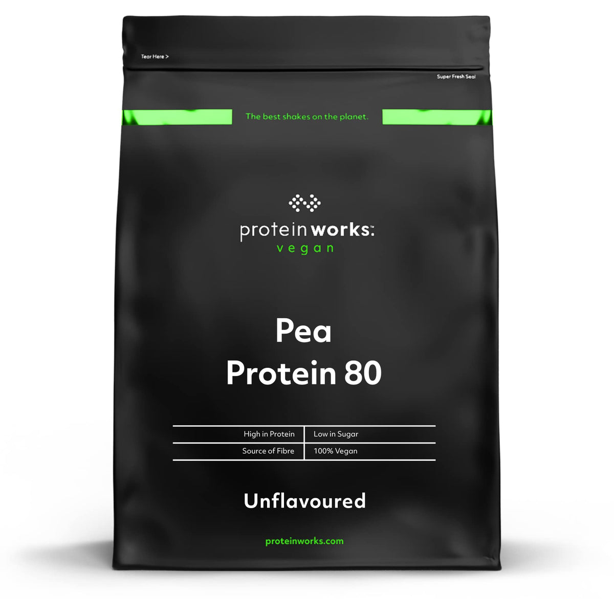 Protein Works - Pea Protein Isolate Protein Powder | 100% Plant-Based & Natural | Gluten Free | No Added Sugar | Unflavoured | 500 g