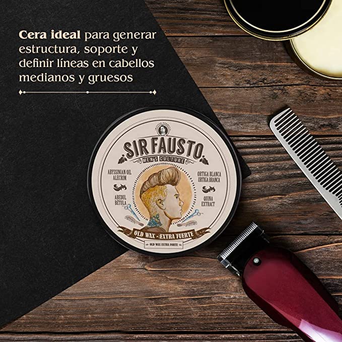 SIR FAUSTO Sir Fausto Old Wax Extra Strong. Extra Strong Styling Wax 100ml