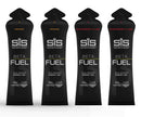 E-TAIL 24/7 SIS Beta Fuel Energy Gels for Cycling Running Triathlon - Dual-Source Carbohydrate Blend - 40 g of Carbs - Gluten-Free - Informed Sport Certified - 4 Pack (4 Pack, 2 Orange / 2 Strawberry Lime)