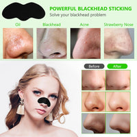 ACWOO Nose Strips, 60Pcs Pore Strips for Blackheads, Deep Cleansing Blackhead Remover Pore Strips, Nose Blackhead Remover Strips for Draws Out Dirt & Excess Oil, Helps Remove Impurities, Unclogs Pores