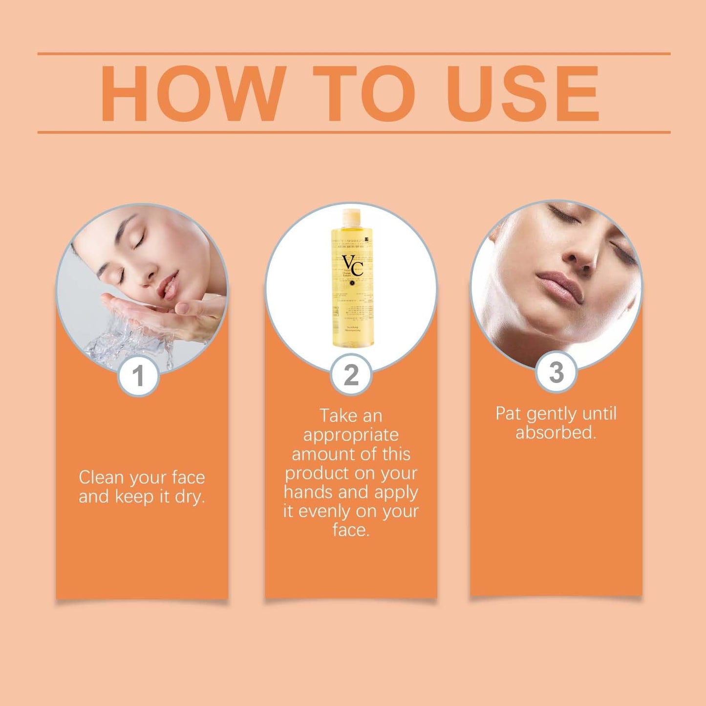 VC Toner,Face VC Skin Toner,VC Soothing Tone/r,V/C Moisturizing to-ner Hydrating Refreshing,Vita/min C Moisturizing Ton/er,Face Astringents and to/ners,Brightening Essence to Enhance Skin Elasticity