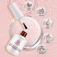 Makartt 15ML Nail Foil Glue Gel for Foil Stickers Nail Transfer Tips Manicure Art DIY UV LED Lamp Required Soak Off Nail Transfer Gel Foil Nail Glue