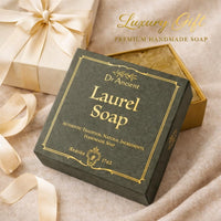 Dr.Ancient Laurel Soap Bar – Signature Gift Box Edition – Handmade Natural Soap with Laurel Oil – 140g Premium Gift Soap