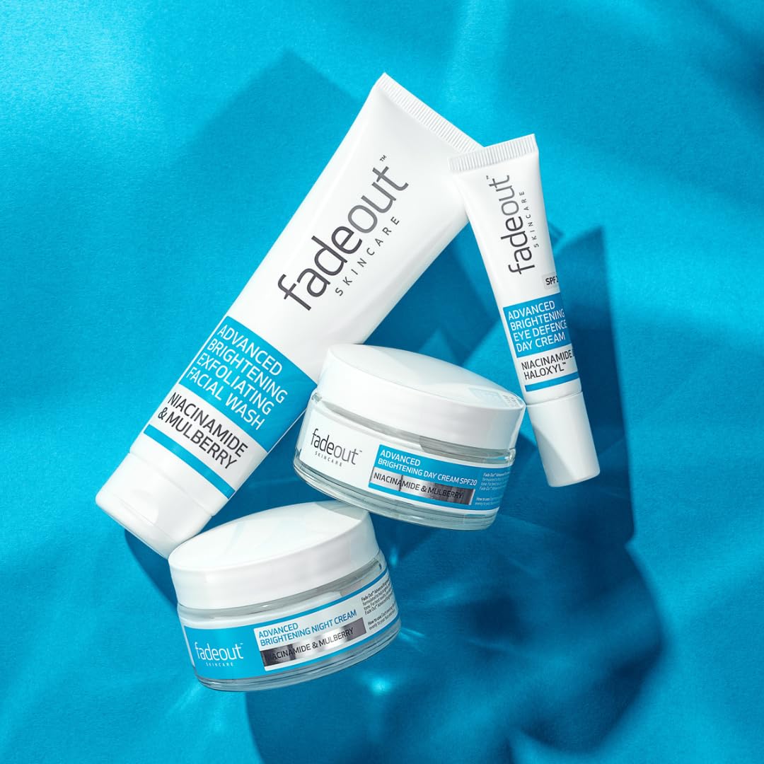 Fade Out ADVANCED Brightening Facial Wash | Natural Exfoliating Cleanser for Uneven Skin Tone | Includes Clerilys W® & Cucumber Seed Oil | 100ml