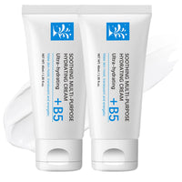 HERBENJOY B5 Repair Face Cream, Skin Barrier Repairing Cream, Vitamin B5 Soothing Day Cream for Anti Redness, Firming Face Cream For Sensitive Skin, Acne & Repair Damage Skin (2PC)