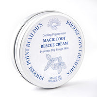 Rhoose Point Remedies Foot Cream for Very Dry Feet Softens & Prevents Dry Rough Skin 100g Vegan Friendly | Cooling Peppermint Foot Rescue Cream Intensive Cracked Skin Treatment for Feet Professional Cracked Heel Repair