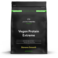 Protein Works - Vegan Protein Extreme | 29g Plant Based Protein | Added Vitamin Blend | 14 Servings | Banana Smooth | 500g