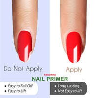 Kanorine Nail Primer & Nail Prep Dehydrate Set Gel Nail Polish Bonding Helper Dehydrator & Bond Primer, Nail Protein Bond, Superior Bonding Primer for Acrylic Powder 2X15ml/0.5oz
