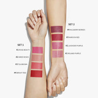 HERBENJOY Lip Gloss Sets For Teenage Girls Lipstick Sets For Women,4 Colors Matte Lipstick Set High Pigmented Velvety Long Lasting Waterproof Matte Lip Stick, Lipstick For Women Makeup Set