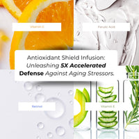 hollywoodskin 2023 Award-Winning Ferulic Acid Serum - with 20% Vitamin C + E, Retinol & Double Weight Hyaluronic Acid. Brightening, Anti-Age, Photo Damage. 30ml