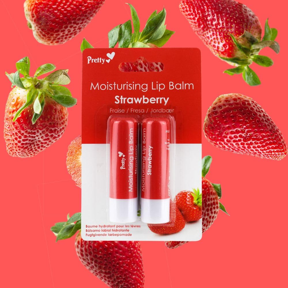 Pretty Moisturising Lip Balm - Strawberry
