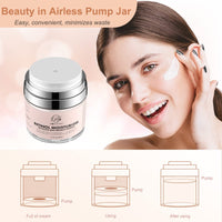 ROSVANEE Retinol Moisturizer Anti Aging Cream for Face, Neck and Eye with 2.5% Retinol, Hyaluronic Acid and Vitamins E & B5, Anti Wrinkle Deep Hydration Cream for Men & Women