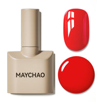 MAYCHAO Jelly Gel Nail Polish -15ML Nude Pink Jelly Gel Polish Soak Off UV LED Transparent Pink Nail Varnish for DIY Manicure Home Salon Nail Art