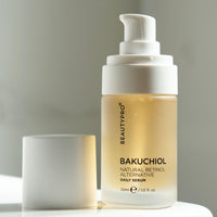 BeautyPro BEAUTYPRO BAKUCHIOL Serum 30ml Natural Retinol Hydrating Formula Nourishing Korean Skincare Water-Free Vegan Ingredients Multi Award Winning Brand