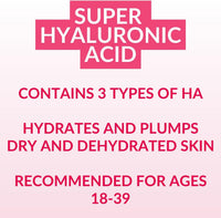 Hada Labo Tokyo - Super Hyaluronic Acid Moisturising Facial Sheet Masks, For Age 18-39 (Pack of 10)