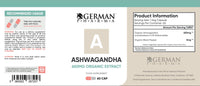 German Pharma Ashwagandha Organic 650mg | 60 Vegetarian Capsules | 5% Withanolides | UK Manufacturing | 100% Natural |