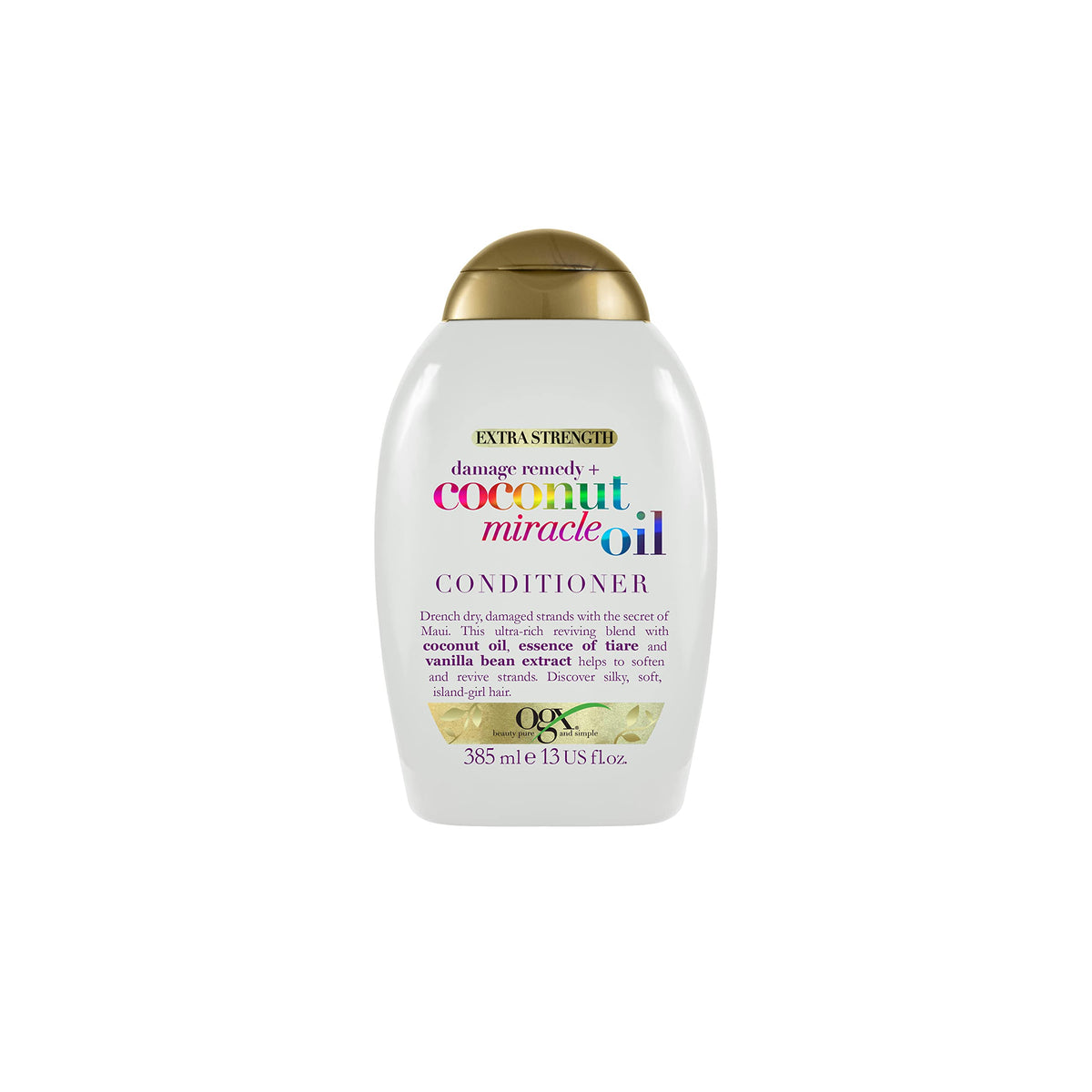 OGX Coconut Miracle Oil Conditioner for Damaged Hair, 385 ml