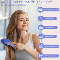 MOJMBSBY Electric Phototherapy Scalp Massager Comb for Hair Growth,Hair Regrowth Brush for Her Him Gifts,USB Anti Hair Loss Head Care Electric Comb Brush for Mother
