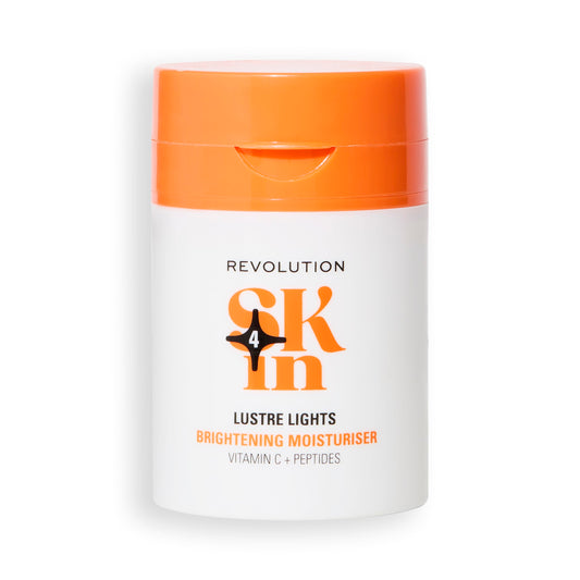 Revolution SKin, Ultimate Lights Brightening Moisturiser, 3-in-1 Illuminating Face Cream & Primer With Vitamin C, Vegan & Cruelty-Free, 50ml