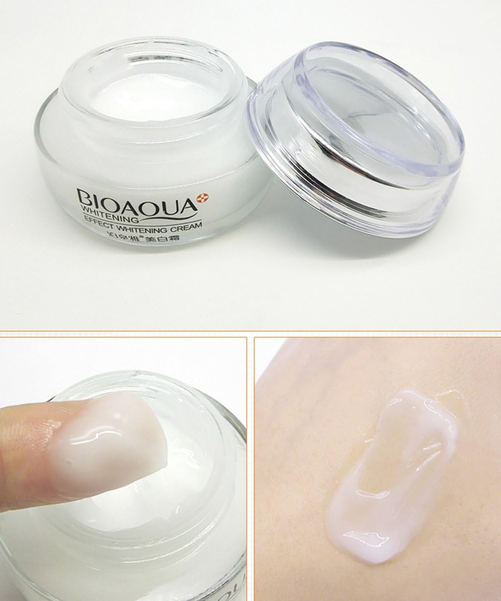 Bioaqua BIOAQUA Effect Whitening Cream Delicate Smooth Silky Texture Elastic Skin Care Nourishing Moisturizing 30g