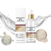 Generic Exfoliant Rice Ampoule,remove dead skin,blackheads and impurities,activate and moisturize the skin,shrink pores (White rice)